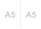 2x DIN A5 auf DIN A4