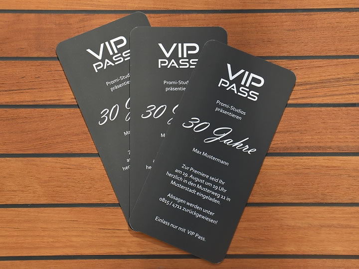 VIP Einladungskarten