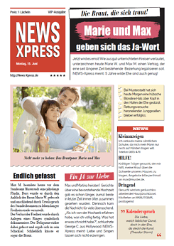 NEWS-Xpress Hochzeitszeitung