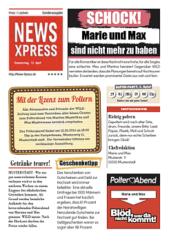 NEWS-Xpress Einladung Polterabend